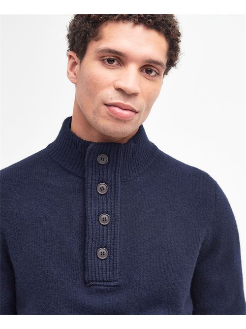 Felpa con toppa sul gomito Essential BARBOUR | MKN0585MKN/NY91